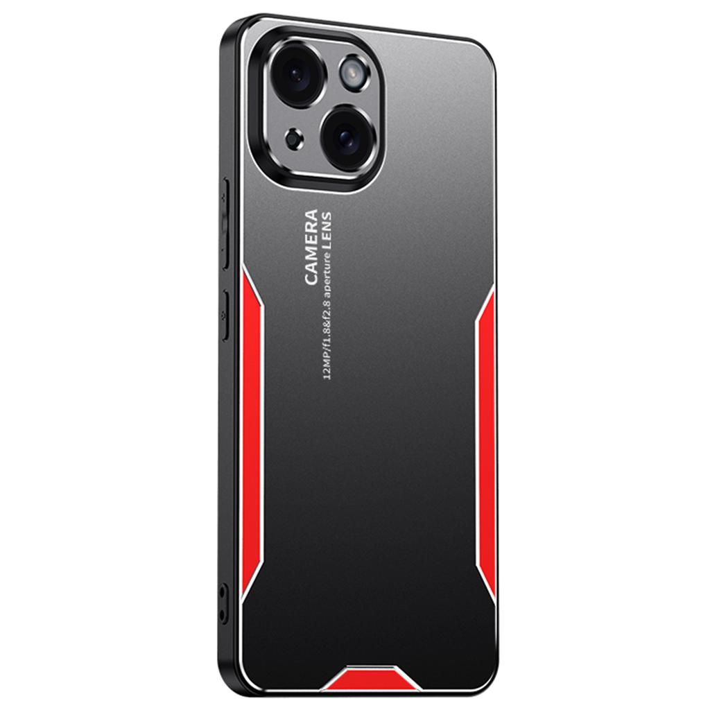 Для iPhone 15 Plus Чехол Алюминиевый сплав+ТПУ+ПК Матовое покрытие Чехол для смартфона