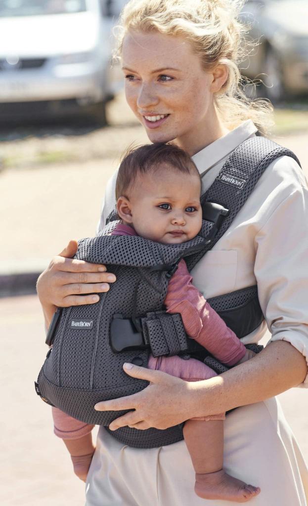 Гарантия на подлинную продукцию Baby Bjorn Детская переноска ONE Kai Air Anthracite 1 шт. 0 [включая японский язык] (х 1) месяцев~