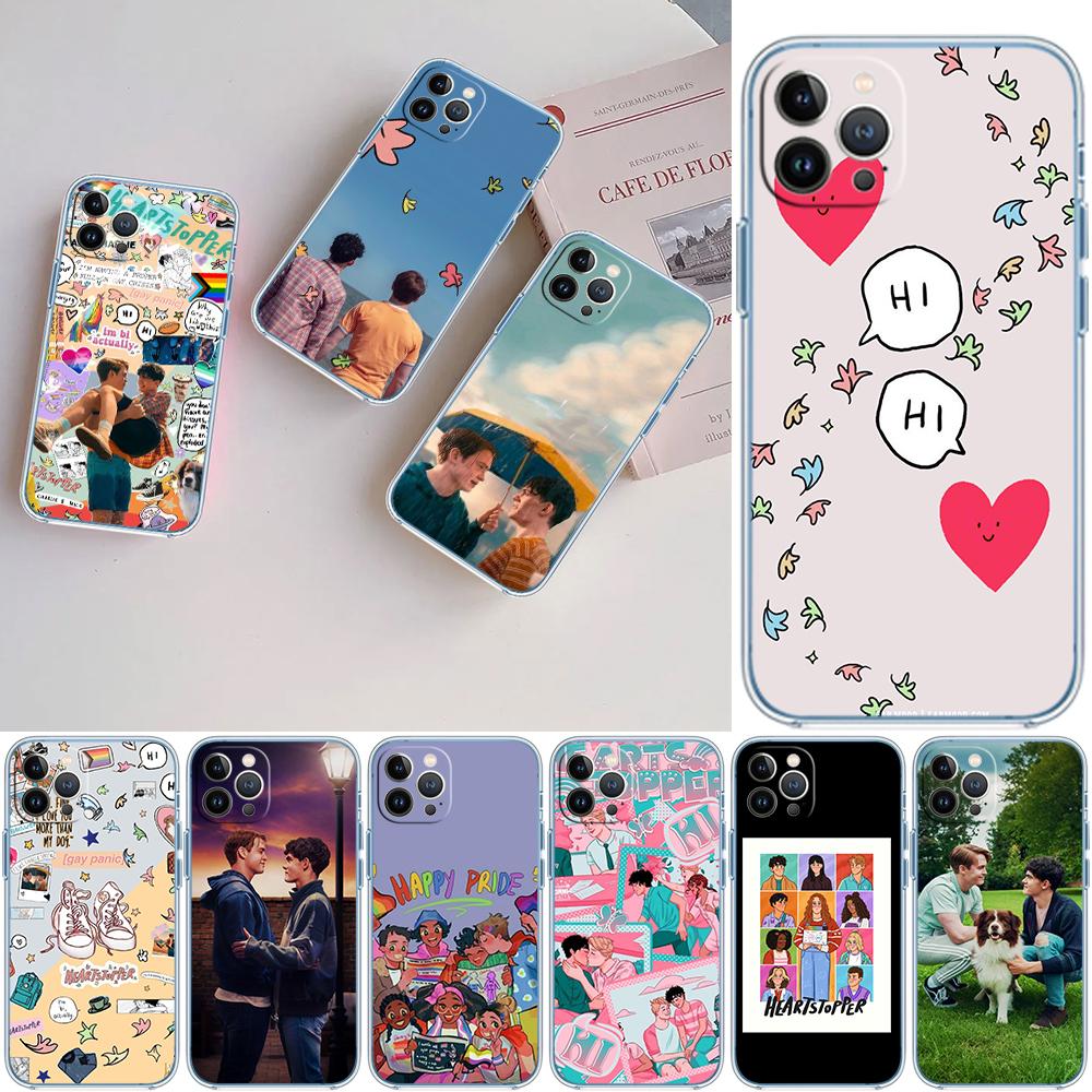 Прозрачный чехол Heartstopper для Samsung Galaxy A04 A04S A14 A23 A34 A54 M23 M33 M52 M53