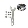 3Pcs Fork Cap Wrench Tool Front Rear Shock Absorber Oil Seal Seat Remove Spanner