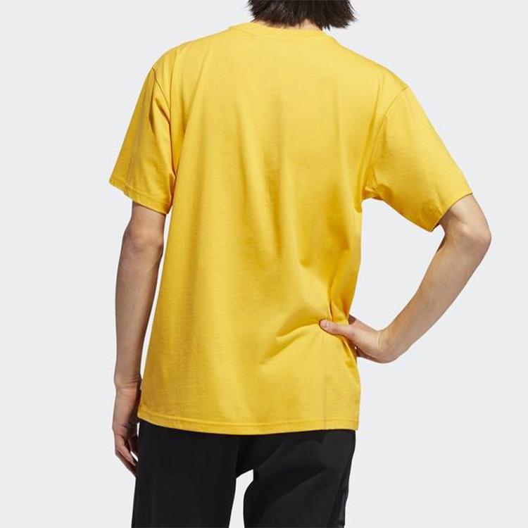 Adidas Originals Amarela T Shirts Men's Crew Neck Moderate Straight Fit EC7378