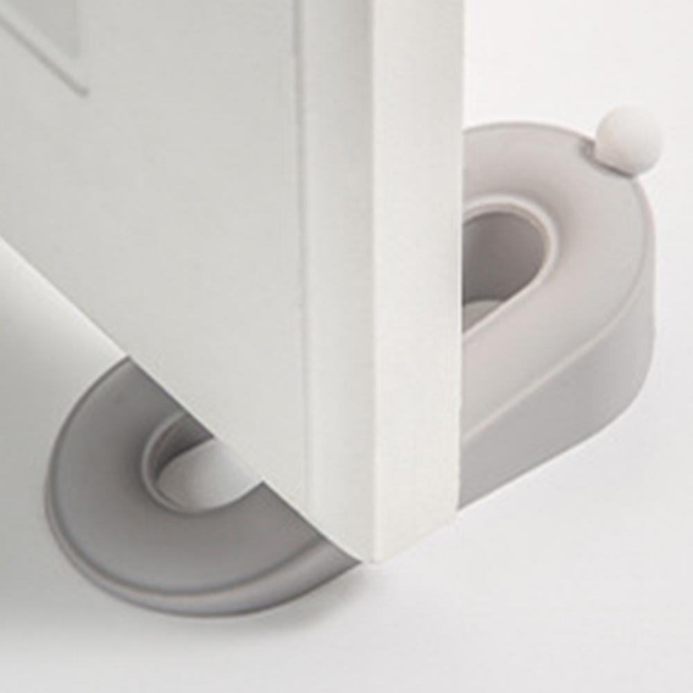 Silicone Door Stop Wedge Non-Slip Sound Dampening Door Catch Stoppers Anti-collision Home Office Door Rear Retainer