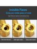 Telu Copper Gas Pipe Tee Valve, Y-Type 4-Point Ball Valve, One-in-Two Natural Gas Switch