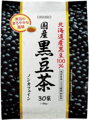 Япония Орихиро Япония Черный соевый чай 30 упаковок Куромаме 100% s466