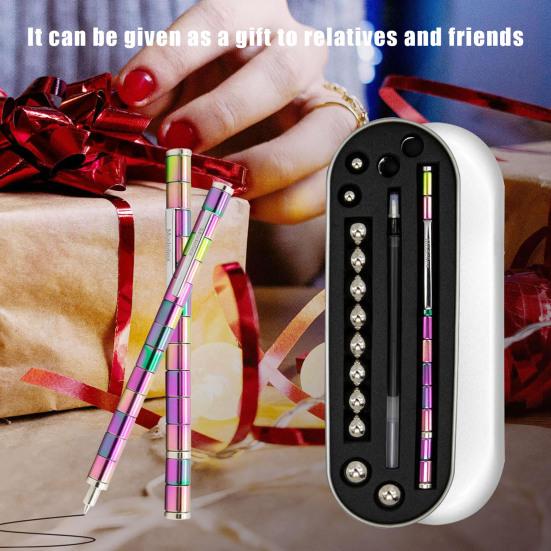 Магнитная ручка для декомпрессии, металлическая игрушка для письма, снятие стресса, многофункциональная деформируемая ручка для письма, детская игрушка