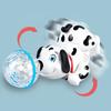 Игрушка-крутилка Top Ball Dalmatian, робот, электронная собака, детский рождественский подарок