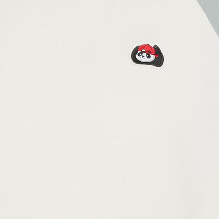 adidas Мужская футболка Panda Chill Patch Color Block с рукавами реглан, мягкая, топ KB4856