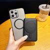 Магнитное притяжение для iPhone15promax, Противоударный Apple 14 Простой деловой ретро чехол для телефона