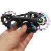 MTB Bicycle Rear Derailleur Jockey Wheel 10T-17T Ceramic Bearing Pulley AL7075 CNC Road Bike Guide Roller Idler 4mm 5mm 6mm