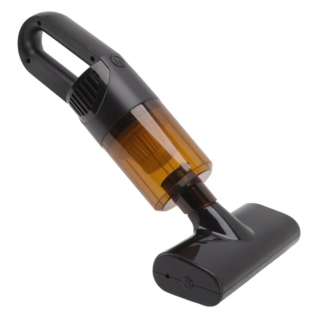 Беспроводной ручной пылесос для удаления пылевых клещей, перезаряжаемый через USB, для автомобиля и дома, черный цвет
