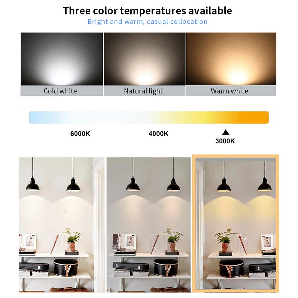 12 шт. Светодиодная лампа-свеча AC220В 3Вт 6Вт 9Вт 12Вт E27 E14 Холодный белый Нейтральный свет Теплый белый для люстр и хрустальных ламп