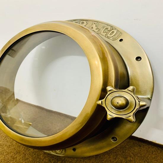 Латунный иллюминатор, морской стеклянный иллюминатор, иллюминатор для лодки, корабля, стеклянная стена, иллюминатор, домашний декор