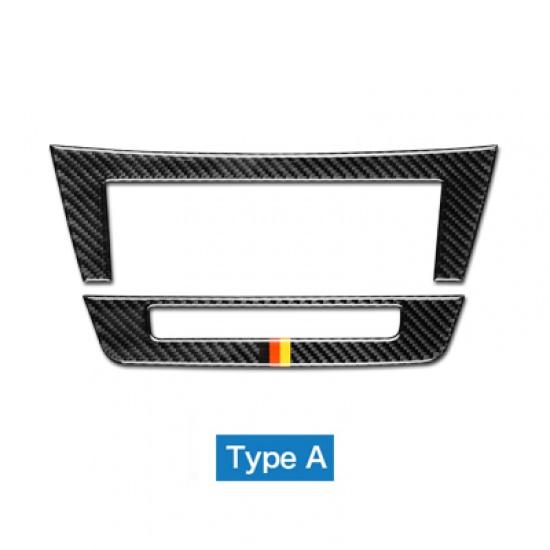 Airspeed для Mercedes Benz C Class W204 Аксессуары 2010-2013 Карбоновый салон автомобиля Центральная консоль Панель Крышка Отделка