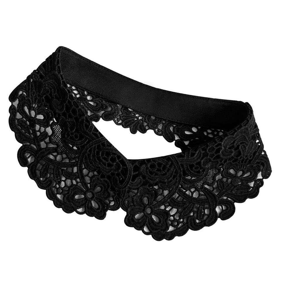 Elegant Lace Trim Detachable Collar For Women Stylish Eye Catching Accessory For Dresses And Sweaters
