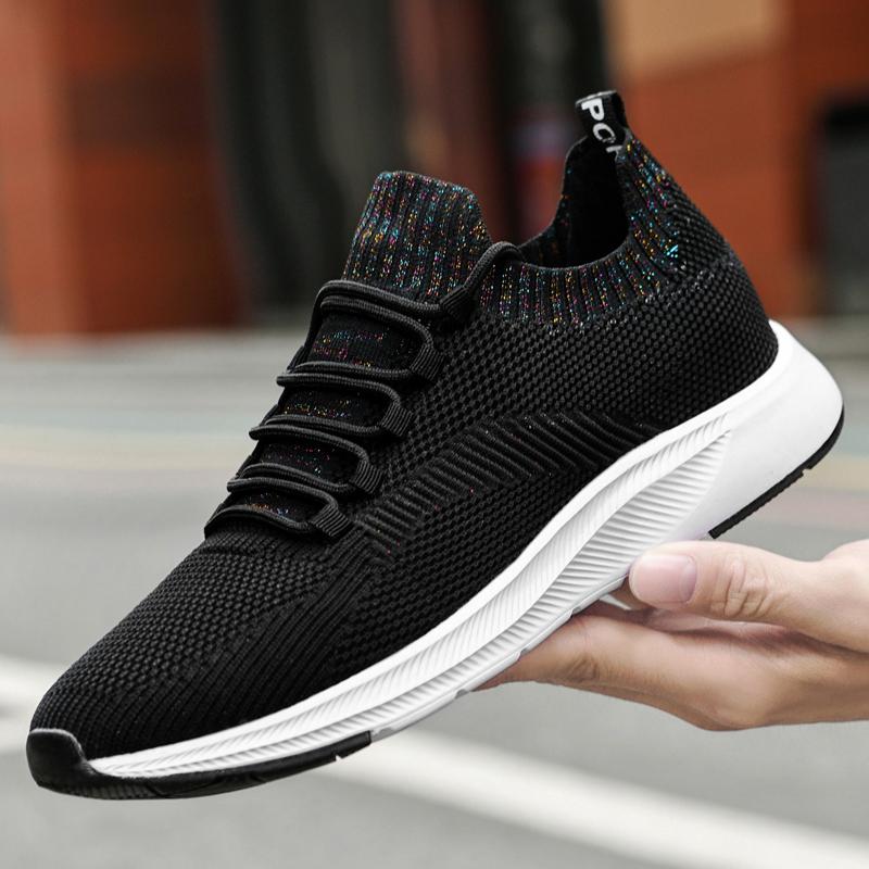 FashionWhite Мужские кроссовки, увеличивающие рост, обувь для мужчин, сетчатая дышащая обувь для увеличения роста, мужская обувь для увеличения роста 6-10 см