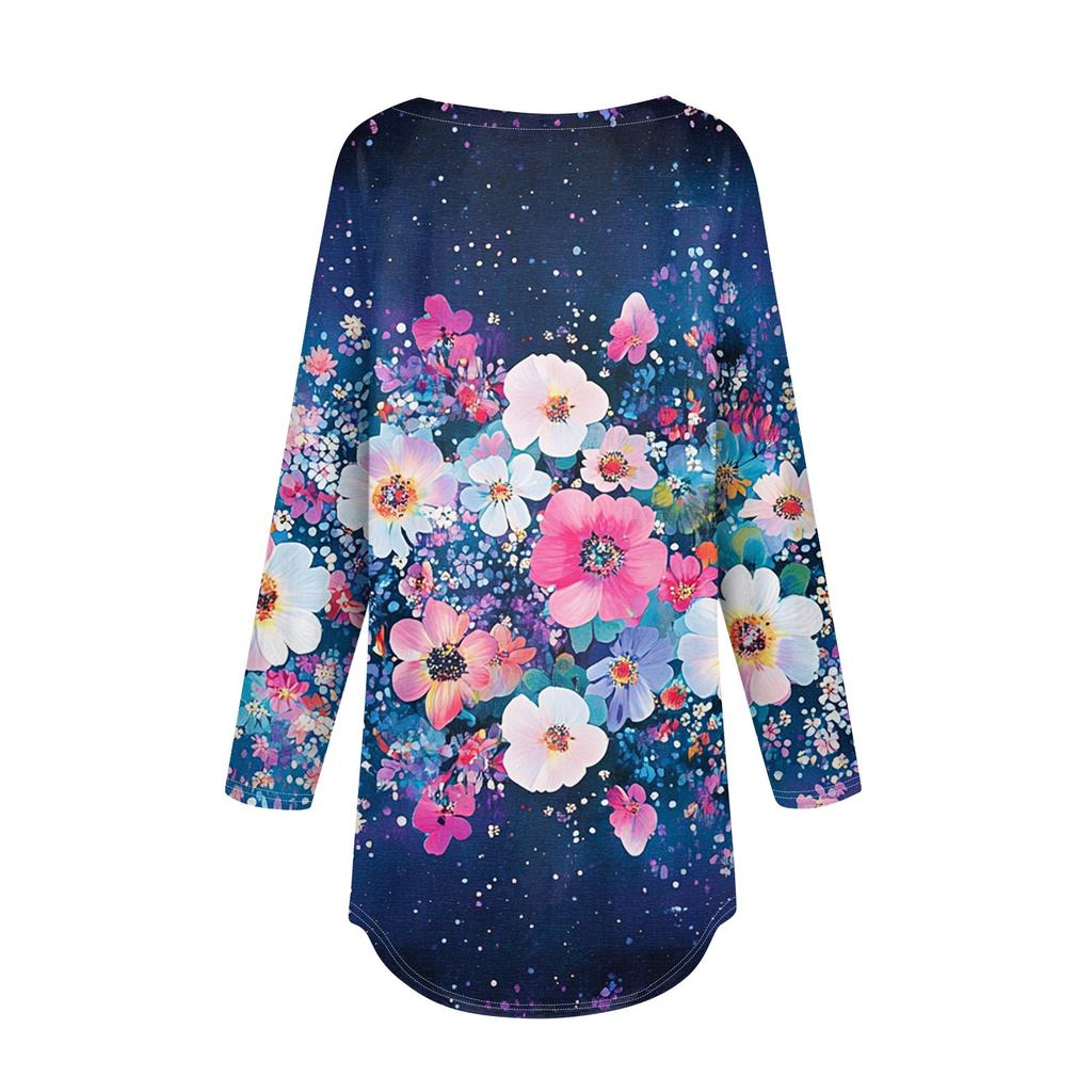 Футболки для женщин, осенние повседневные рубашки с длинным рукавом, толстовка, винтажный топ с графическим принтом, пуловер