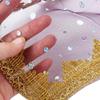 Indian Dance Sequins Women Performance Accessories Rhinestone Face Veils Mesh Belly Dance Costumes