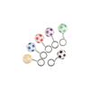 Mini Car Key Chain Bag Pendant Soccer Keyring Football Keychain Sports Keychain Soccer Pendant
