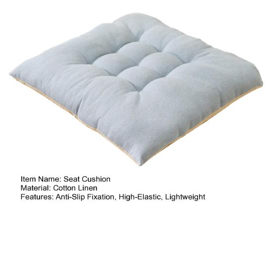 Подушка для сиденья с противоскользящей фиксацией, утолщенная, высокоэластичная, портативная поддержка для стула, эргономичный дизайн, подушка для стула