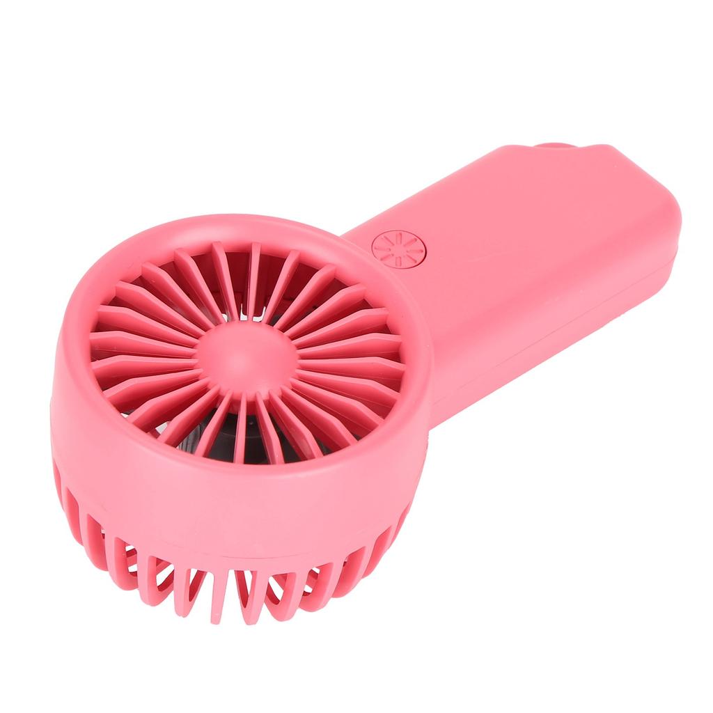 Мини-ручной вентилятор 500 мАч USB перезаряжаемый 3-скоростной портативный вентилятор с карабином для офиса на открытом воздухе Красный