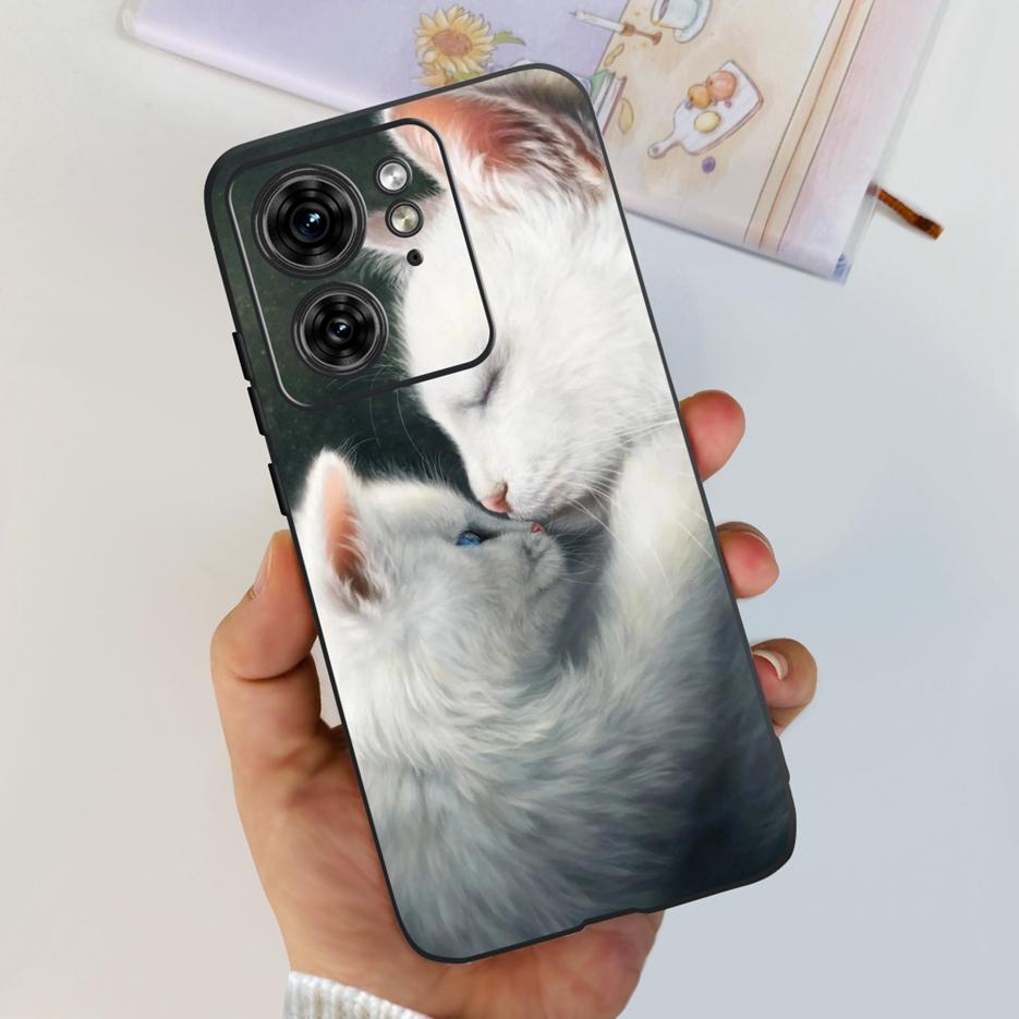 Для Motorola Edge 40 Чехол XT2303-2 Цветной Цветочный Рисунок Задняя Крышка 6.55'' Мягкие Чехлы Для Motorola Edge 40 Edge40 Чехлы Для Телефона