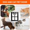 Lockable Pet Screen Door Mosquito Proof Sliding Door Screen Pet Tunnel Cat Door Hole  Balcony