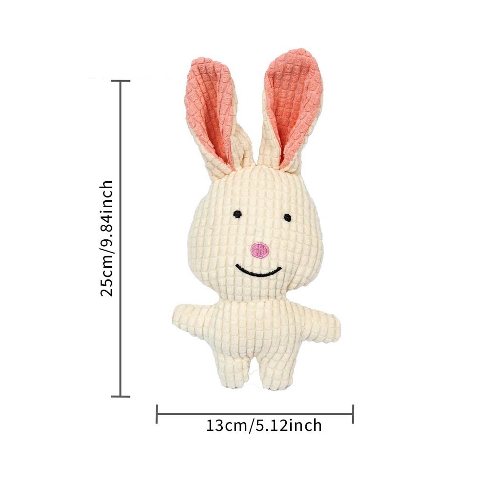 Игрушки-пищалки для домашних собак, в форме животных, плюшевые игрушки-пищалки для жевания для маленьких, средних и больших собак