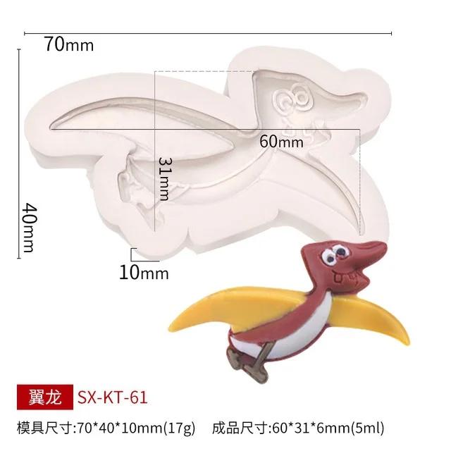 Мультяшная силиконовая форма для помадки с изображением животных из мультфильмов, шоколадная вставка, форма для украшения торта, креативная форма для выпечки своими руками