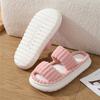 New Corduroy Cotton Slippers Women's Home, Spring and Autumn Home Heating Indoor EVA Thick Bottom Cotton Mop