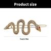 Luxurious Rhinestone Snake Hair Clip For Women With Unique Designs Elegant Hair Styling Accessories Side Clip Hair Pin