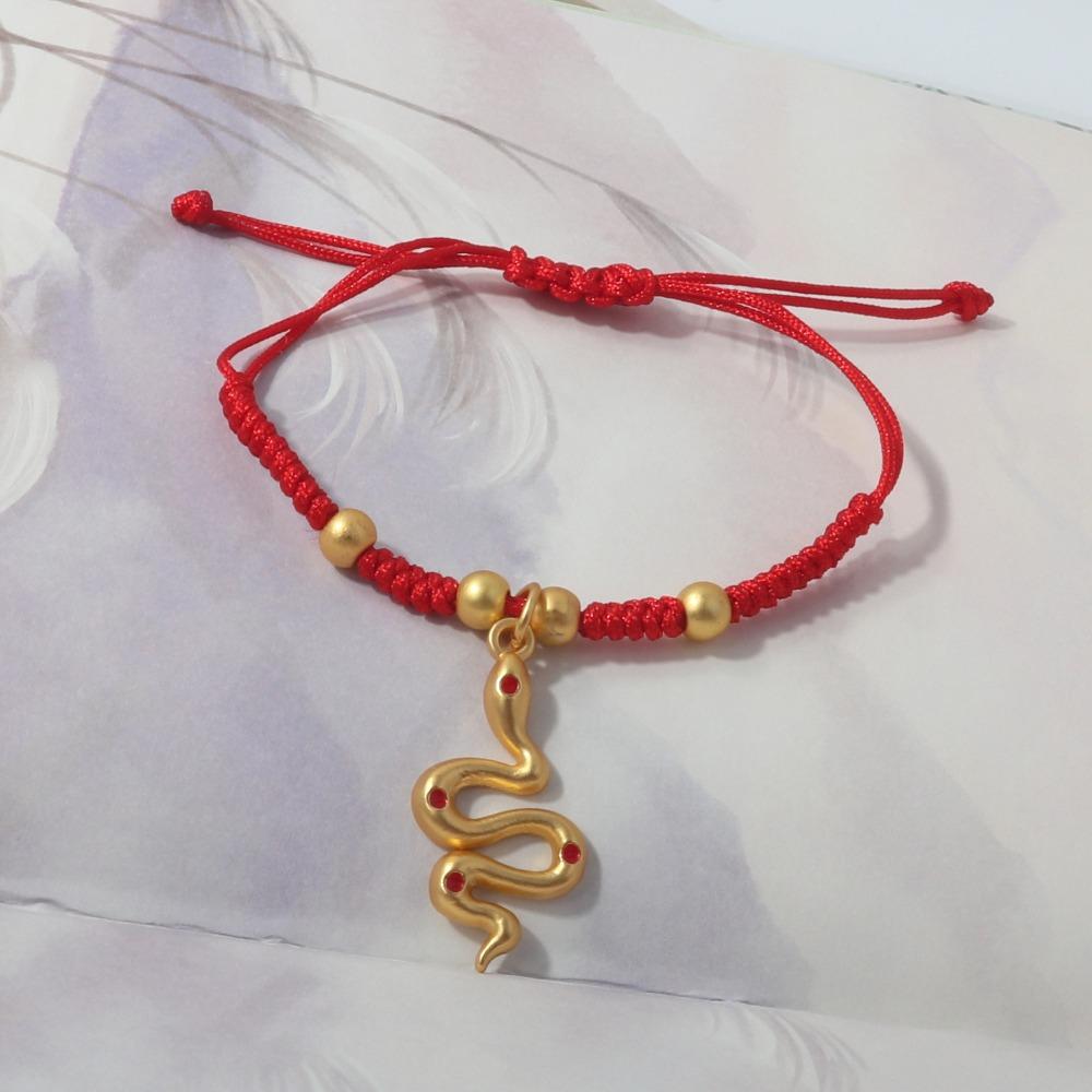 New Year Snake Year Bracelet Hand Rope Fortune Bracelet Unique Lucky Red Rope Decoration