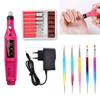 Профессиональная электрическая дрель для ногтей, дизайн ногтей, точечная ручка, набор сверл для педикюра, оборудование для дрели для ногтей, инструменты