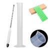 Alcohol Meter Distilling Tool 0-100% Meter 100ml 31*2cm