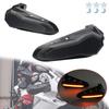 Motorcycle Windshield Hand Guard, Off-Road Vehicle Modified Led Lights Night Daytime Running Light Cover Hand Guard, Bow Guard Hand Plate