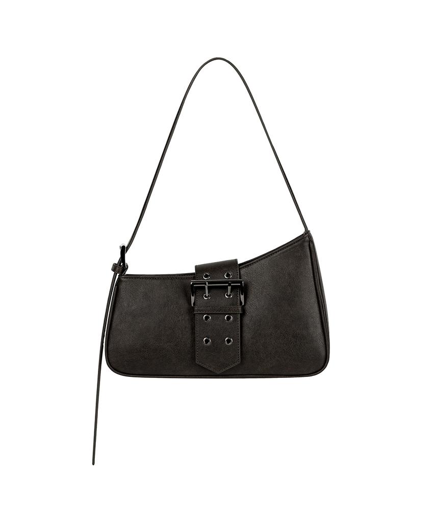 Treemingbird Half-Moon Belted Bag [ Brown ]
