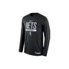 Новая футболка Nba Brooklyn Nets с логотипом команды, с длинным рукавом, Dri Fit DR6504-010