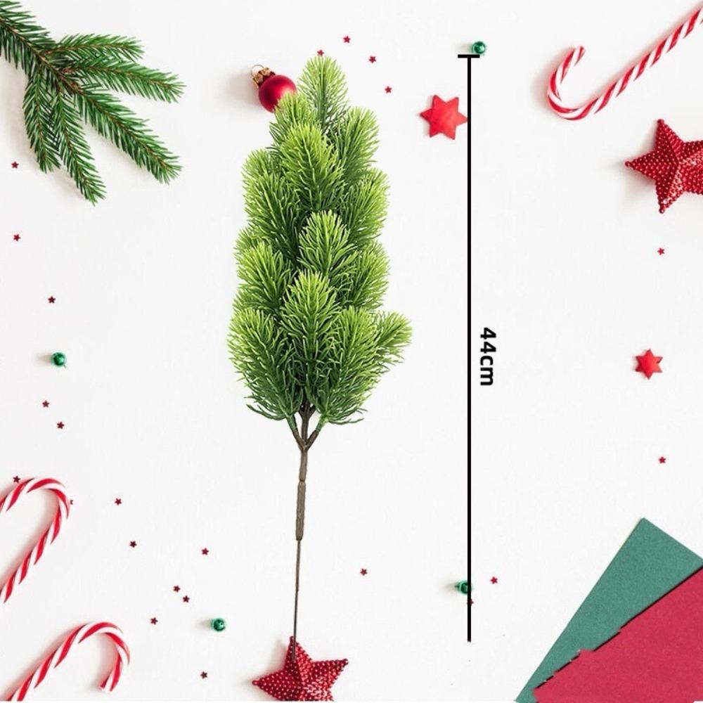 Artificial PE Fake Pine Twigs Christmas Tree Simulation Pine Artificial Pine Branches Gift