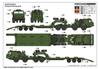 Trumpeter 1/35 Scale Russian Federal Army BAZ-6403 Tractor & ChMZAP 9990-071 Trailer Plastic Model Kit 01086