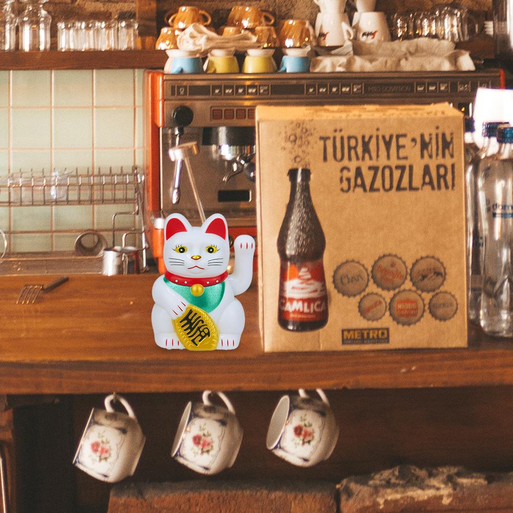 Китайский счастливый кот, солнечный кот, манящий удачу, автоматический машущая кошка, милый счастливый кот, ремесло, искусство, домашний магазин, отель, магазин, украшение