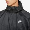 Nike Спортивная одежда Windrunner Training с капюшоном из тканой куртки Мужская верхняя одежда черная DA0002-010