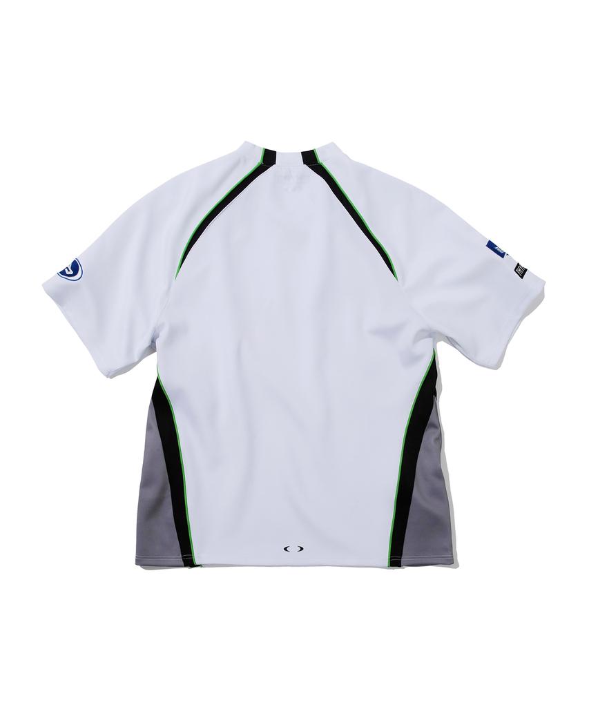 PHYSICAL DEPARTMENT Mesh Motorcycle Raglan Short Sleeve T-Shirt_White