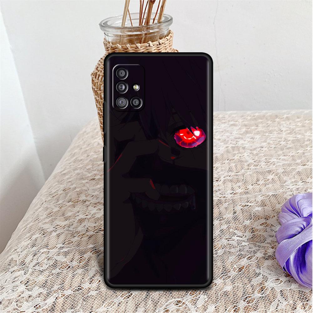 Чехол для Samsung Galaxy A52 A12 A51 A32 A71 A21s A22 A11 A02s A03 A23 A13 A53 A41 A31 A72, мягкий чехол для телефона Tokyo Ghoul Anime Sac