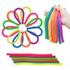 Elastic Stretchy Noodles Fidget Toys 6PCS Sensory String Decompression Fun For School Classroom Children Activity