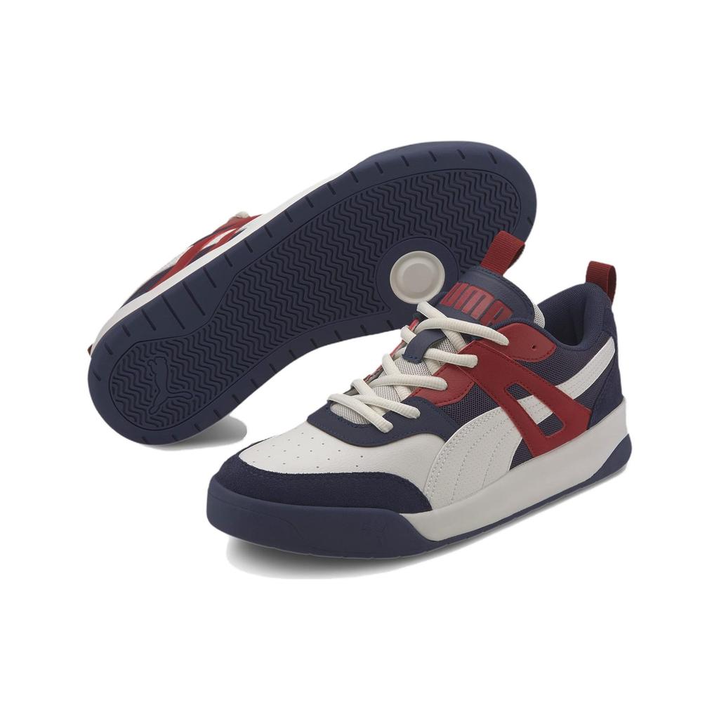 Puma Backcourt Модные Удобные Сетчатые Кожаные Синтетические Нескользящие Прочные Низкие Кроссовки Мужские кроссовки Синий Белый Красный 373027-05