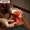 110ml Original Mineral Colored Glaze High Footed Teacup Creative Tea Bowl Cute Cup Tea-tasting Smelling Cup Chazhan Master Cups