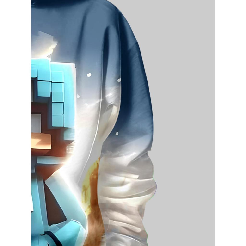 New Anime hoodie,3D Cartoon Children's Clothing for Boys and Girls, Long-sleeved Autumn Clothing, Suitable for Children Aged 5-14