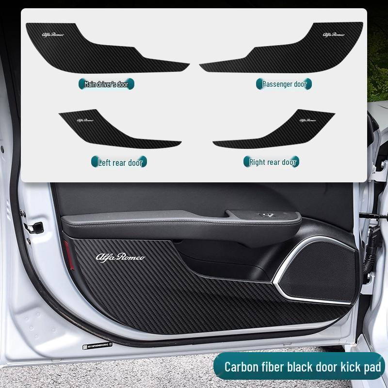 Накладка на порог двери Alfa Romeo Stelvio/Giulia - Улучшение защиты интерьера
