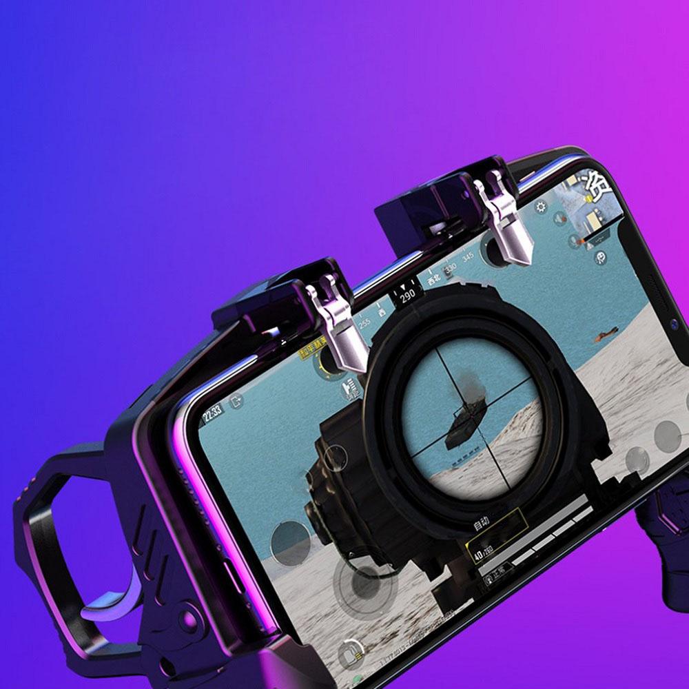 1Pcs Mobile Cell Phone Game Controller Gamepad Joystick Button Triggers For PUBG