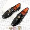 Новая Мода Черные Лаковые Броги Туфли Для Мужчин Лоферы Свадебное Платье Выпускной Вечер Формальная Обувь Zapatos Hombre