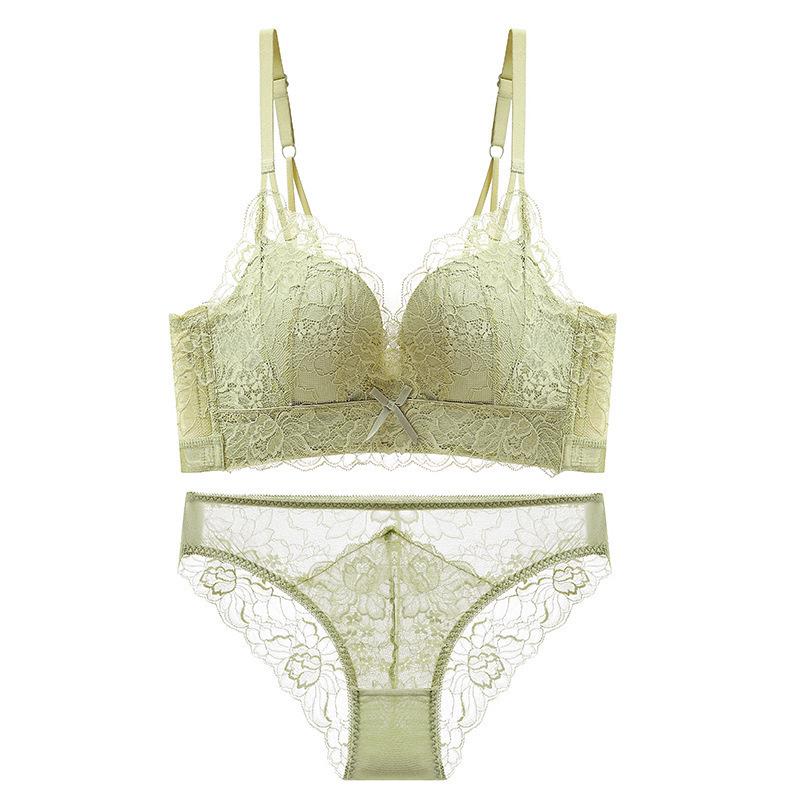 Кружевной Спинка Сексуальный Поддерживающий Бюстгальтер - Беспроводной, Боковая Поддержка, Летний Тонкий